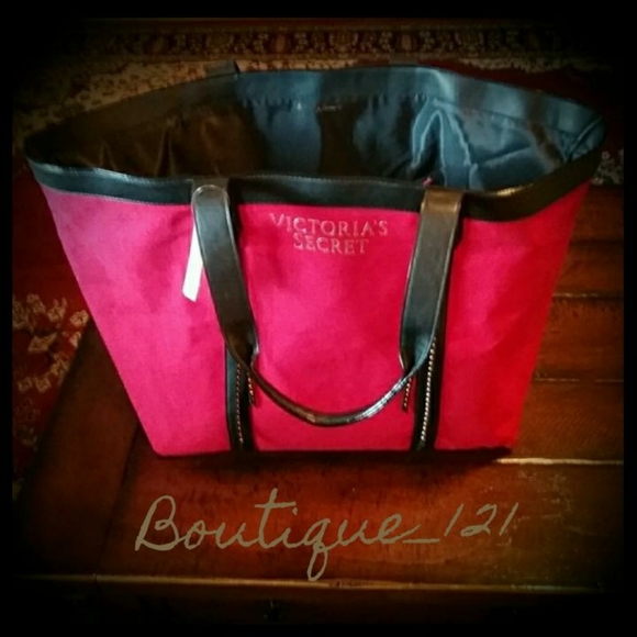 Victoria's Secret Handbags - VS❤ Red Tote Bag!
